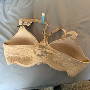 Maidenform NWT racer back bra 34C front closure with lace detail
